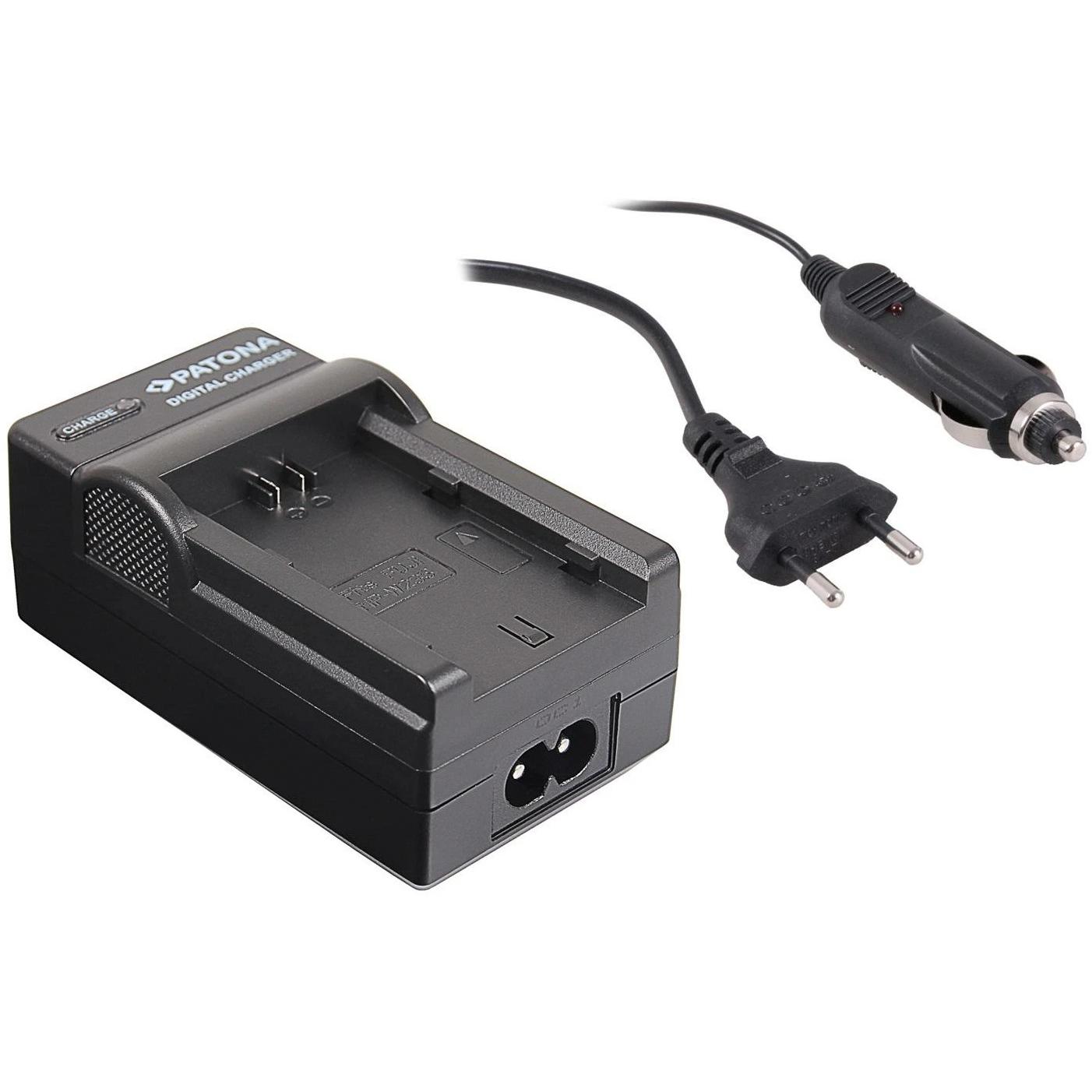 Patona Caricabatterie 2in1 Fujifilm NP-W235 (Caricabatterie per fotocamere), Alimentatore fotocamera, Nero