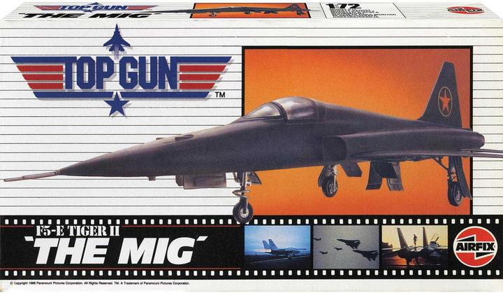 Actual product image Airfix Kit Top Gun F5-E Tiger II THE MIG 1:72