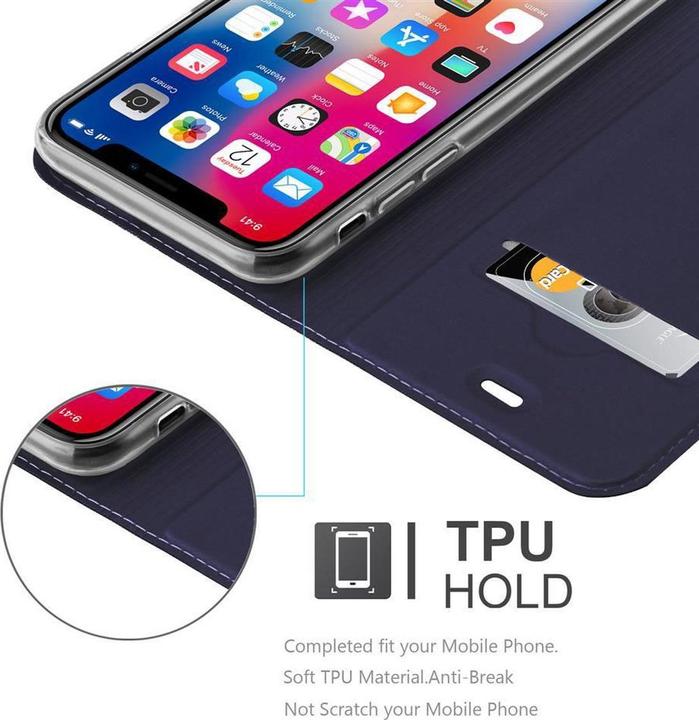 Produktbild Cadorabo Book Classy Style Cover (Apple iPhone X)