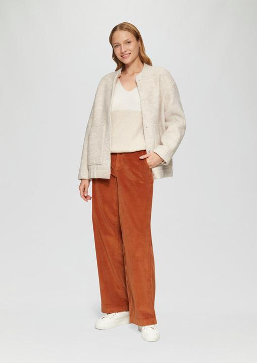 Actual product image S.Oliver Strickpullover Relaxed Fit Strickpullover in Two-Tone-Optik (40)