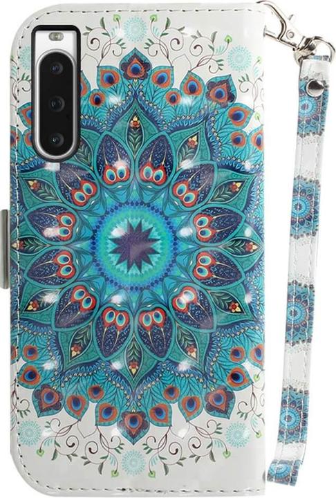 Actual product image Cover-Discount Sony Xperia 10 V - Case Glitter Effect Mandala (Sony Xperia 10 V)