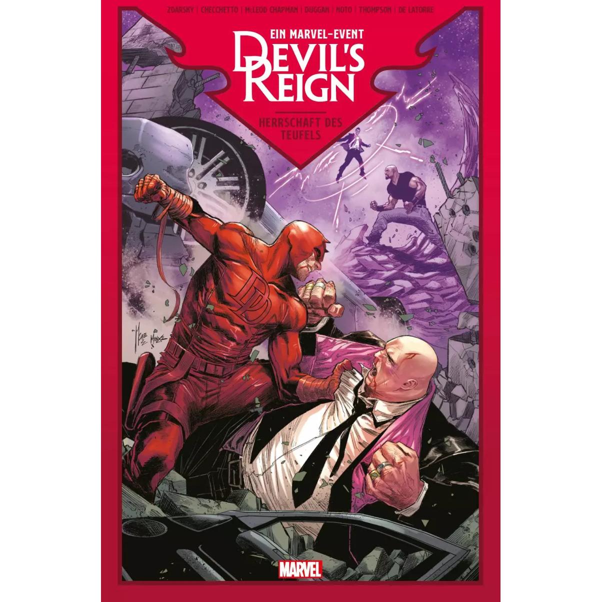 Thumbnail - Devil's Reign - Herrschaft des Teufels, Belletristik von Zac Thompson, Marco Checchetto, Chip Zdarsky, Rafael De Latorre...