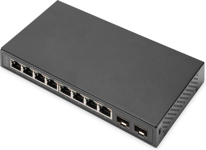 Produktbild Digitus 8-Port Gigabit + 2 Gigabit SFP Ports (8 Ports)