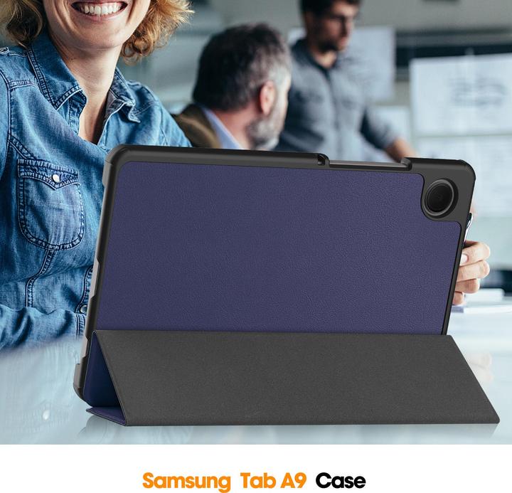 Produktbild Lobwerk Schutzhülle für Samsung Galaxy Tab A9 X110 X115 X117 2023 8.7 Zoll Slim Case Etui mit Standfunktion (Samsung Galaxy Tab A9)