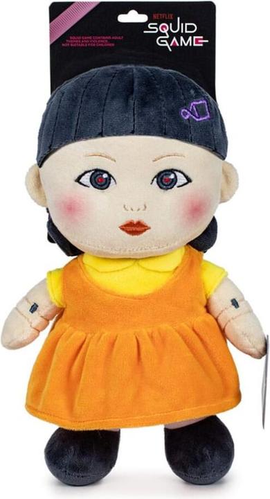 Actual product image Play by Play Squid Game Plüschfigur Doll mit Backing Card Verpackung 28 cm (28 cm)