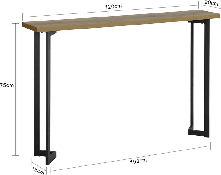 Actual product image SoBuy Console table (120 x 20 x 72 cm)