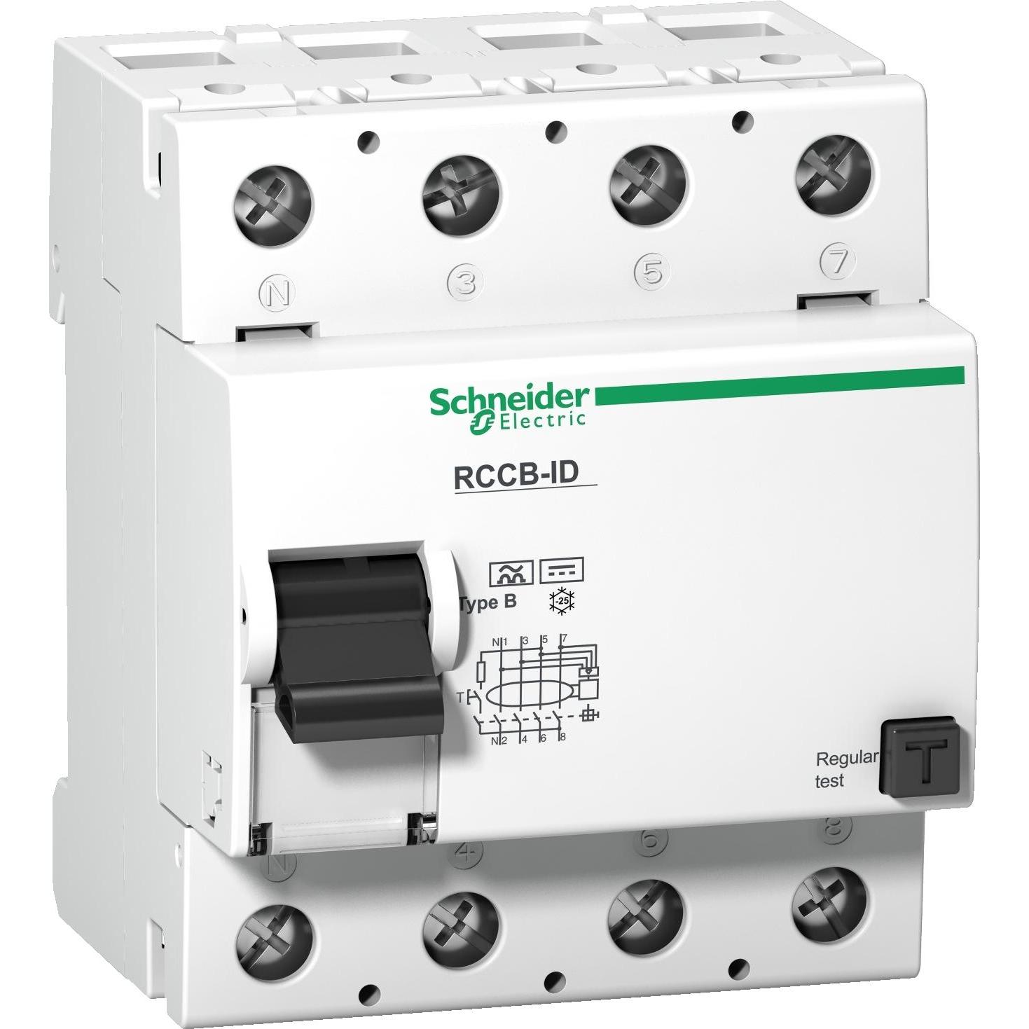 Schneider Electric, Schutzschalter, FiSchutzschalter 4p