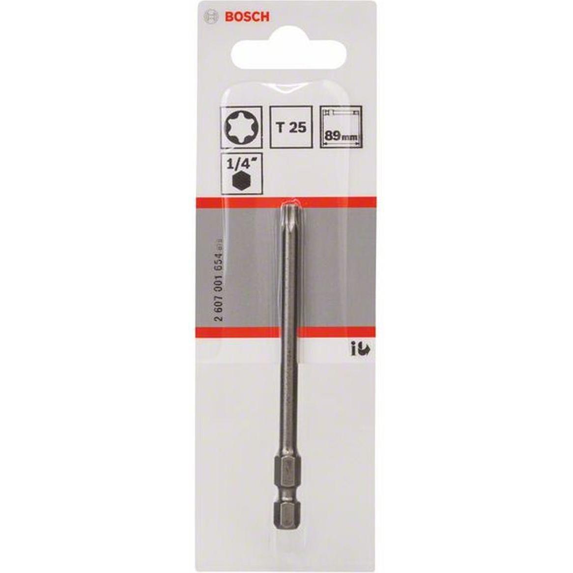 Thumbnail - Bosch Professional Zubehör, Bits, Schrauberbit Extra-Hart T25, 89 mm, 1er-Pack (T 25)