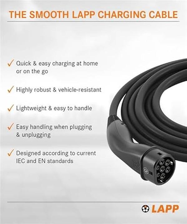 Immagine prodotto Lapp Mobility Tipo 2 (Tipo 2, 11 kW, 20 A, 5 m)