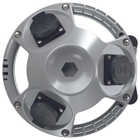 Produktbild Mennekes MEN 94351SI Steckdosen-Verteiler IP44 3xKraft 3xSchuko 16A (3x)