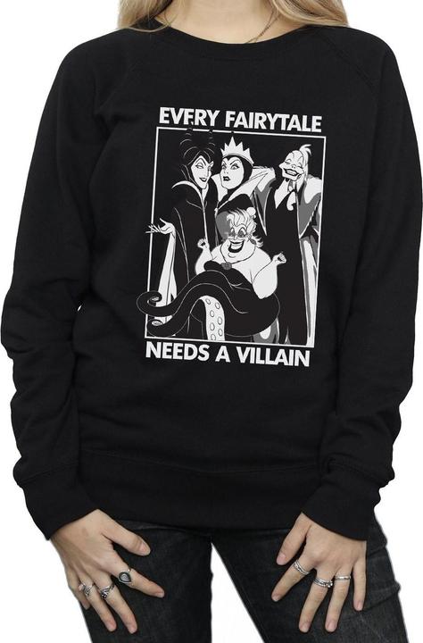 Actual product image Disney Princess Womens/Ladies Every Fairy Tale Needs A Villain Sweatshirt (M)
