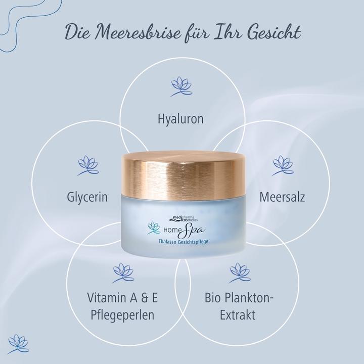 Immagine prodotto Dr. Theiss Home Spa Thalasso Gesichts, 50 ml GEL (50 ml, Gel viso)
