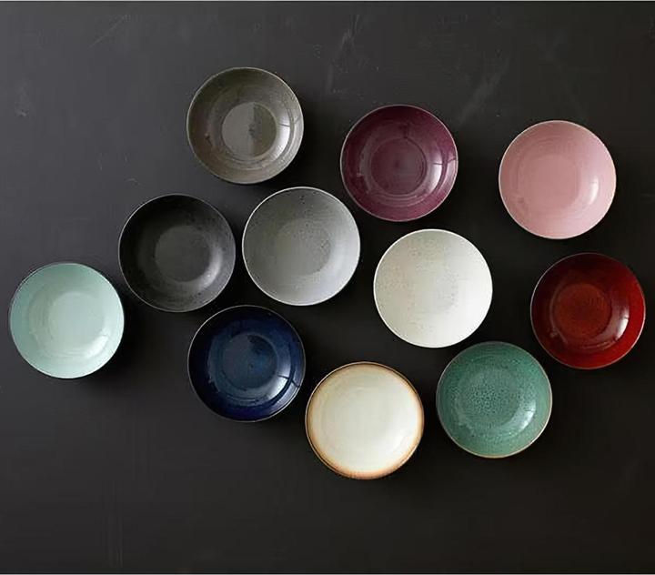 Image du produit Bitz Assiette de pâtes 6 pièces, ambre noir (6 x, 20 cm)