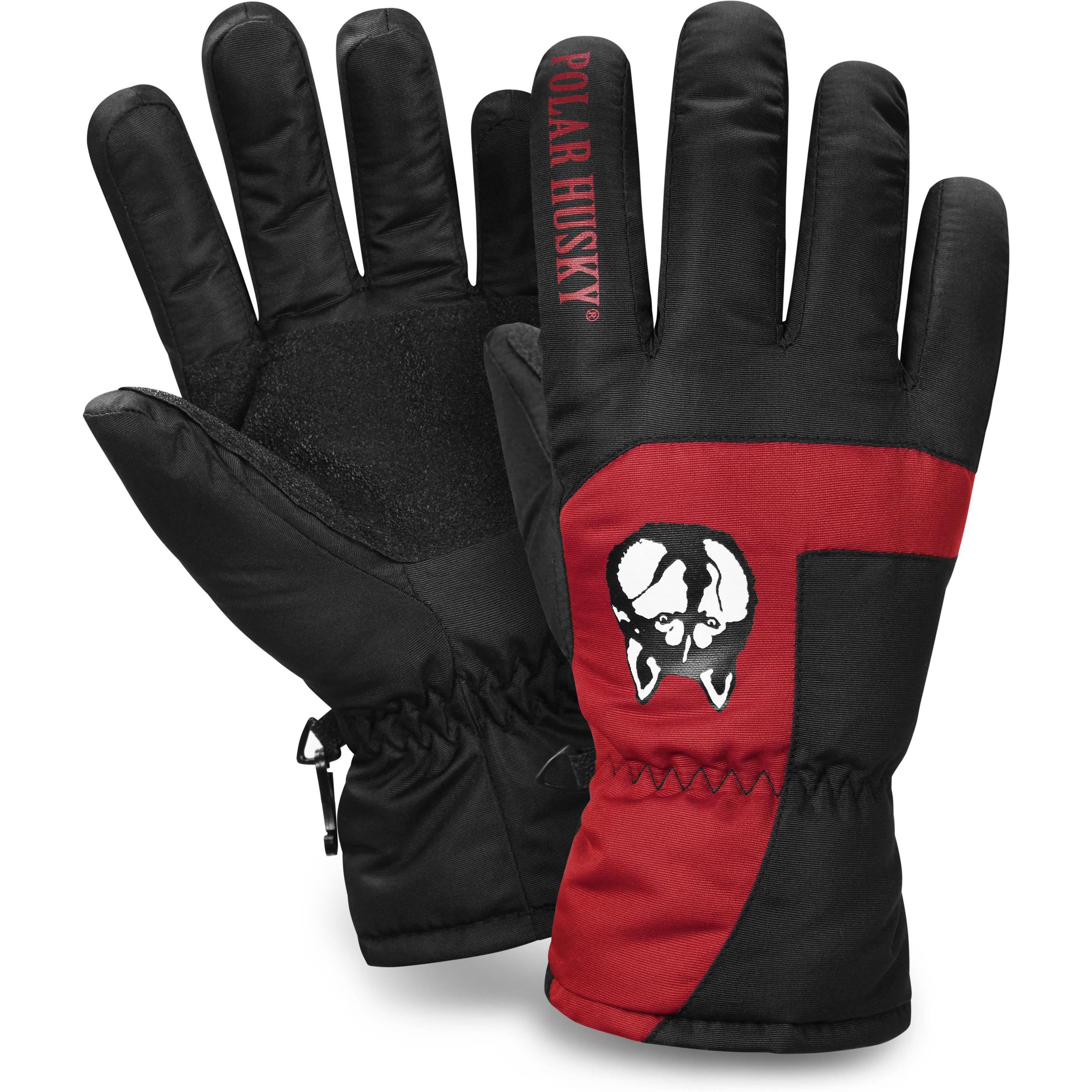 Polar Husky, Herren, Handschuhe, Winterhandschuhe Jannu, Rot, (XL)