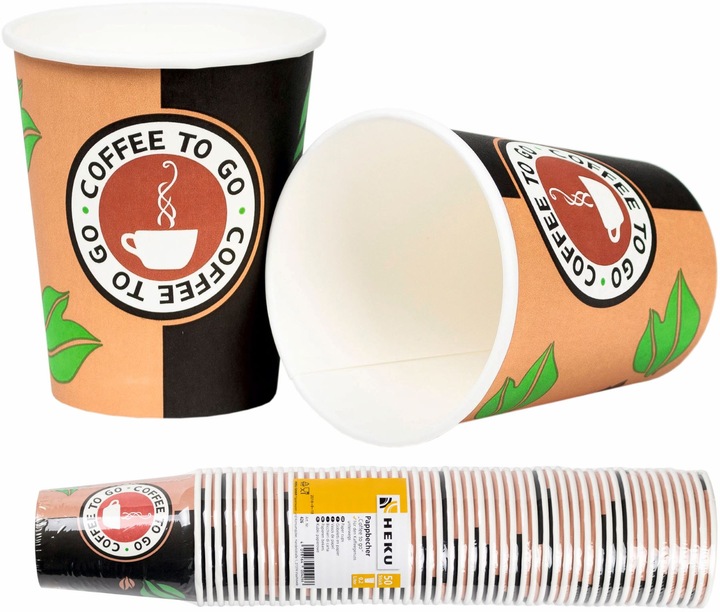 Produktbild Heku Einweg Kaffeebecher (50 x)