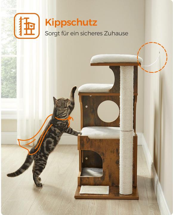 Produktbild Feandrea Sila (86 cm, Schwarz, Rustikales Braun)