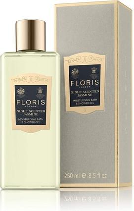 Actual product image Floris London Night Scented Jasmine Moisturising Bath and Shower Gel 250ml (250 ml)