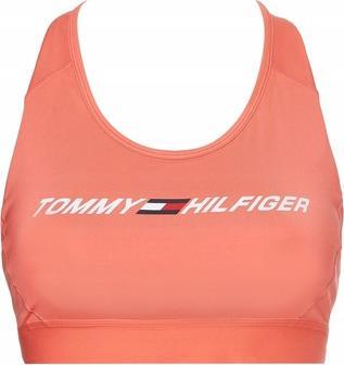 Actual product image Tommy Hilfiger Women's racer bra with medium intensity and graphics (XS)