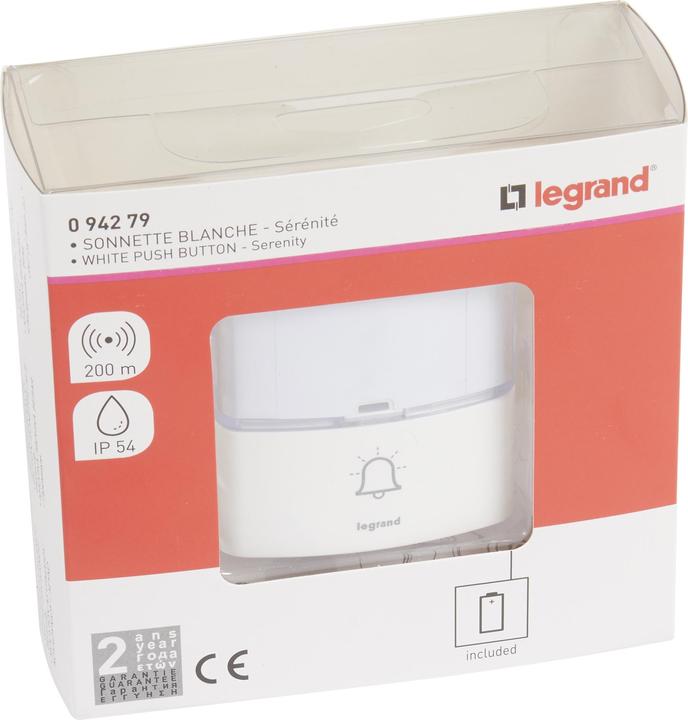 Actual product image Legrand Bell push button white Premium Set