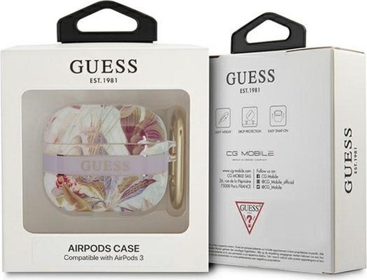 Produktbild Guess GUA3HHFLU AirPods 3 cover purple (Kopfhörer Hülle)