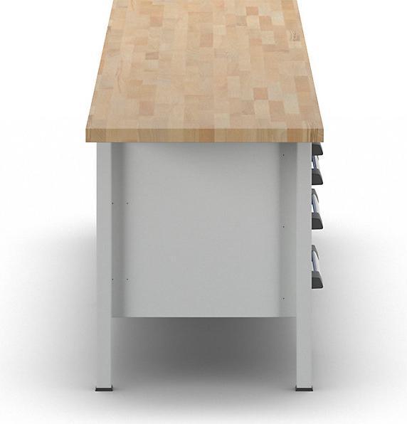 Actual product image eurokraft pro Workbench (300 cm, 70 cm)