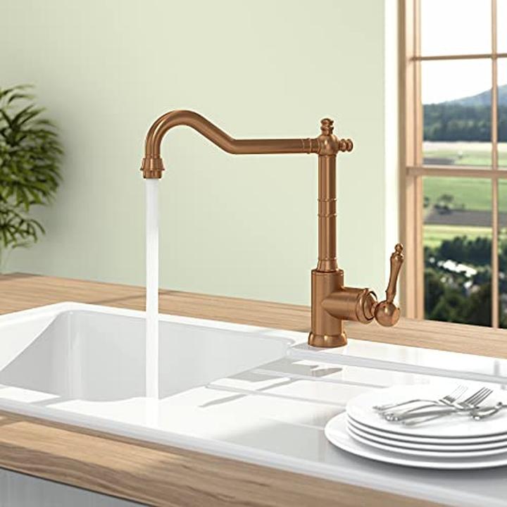 Actual product image Villeroy & Boch V&B Single-lever sink mixer AVIA 2.0 Pressure bronze