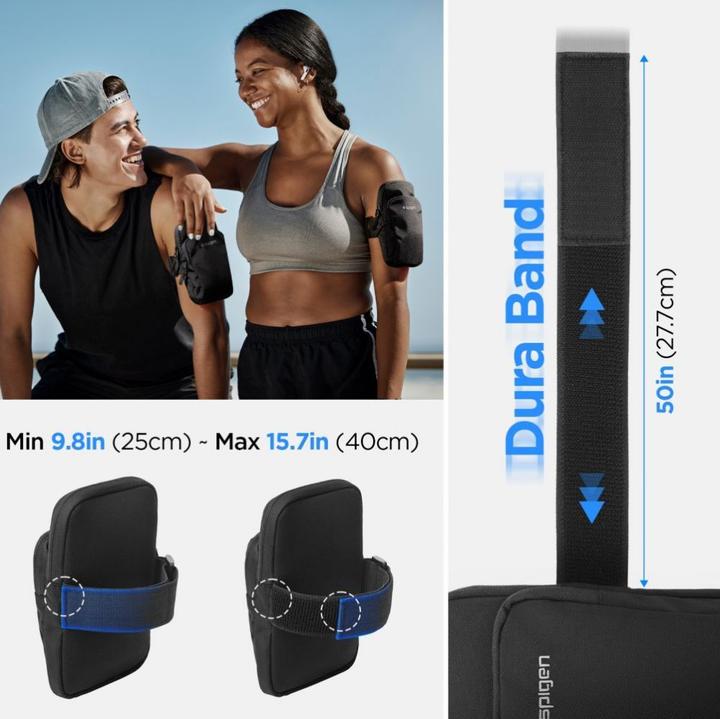 Produktbild Spigen Dynamic Shield Armband czarny/ black opaska na ramię AMP04617