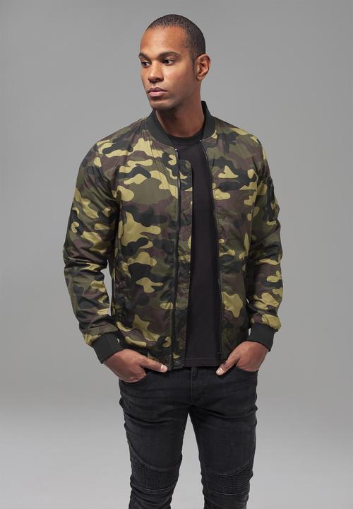 Actual product image Urban Classics Light Camo Bomber Jacket (S)