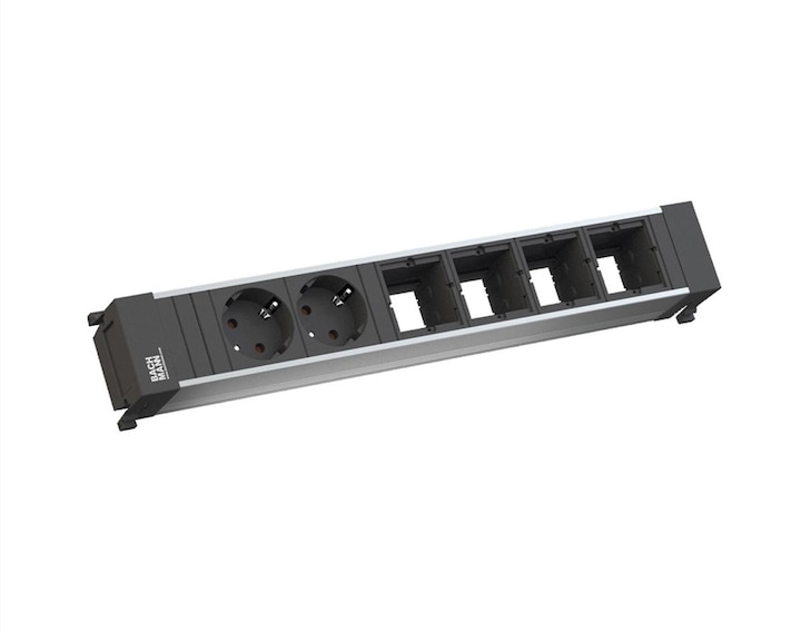 Produktbild Bachmann Power Frame 2xCEE7/3 (2 x, CEE 7/5, 0.10 m)
