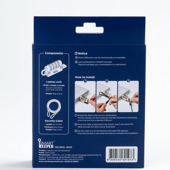 Produktbild Smart Keeper USB-A Port" Anti-Diebstahl Schloss