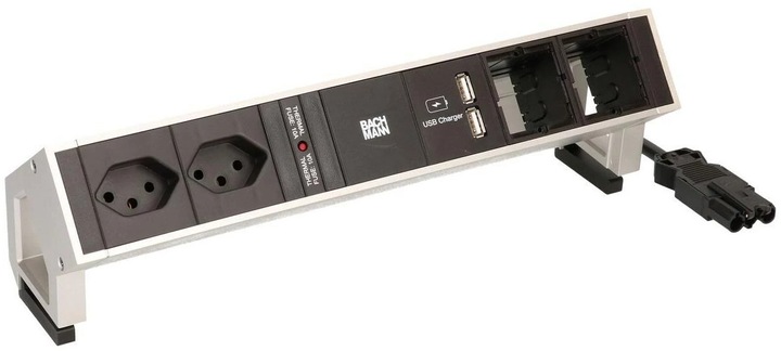 Produktbild Bachmann Desk 2 (2 x, Typ 13, USB-A, 0.20 m)