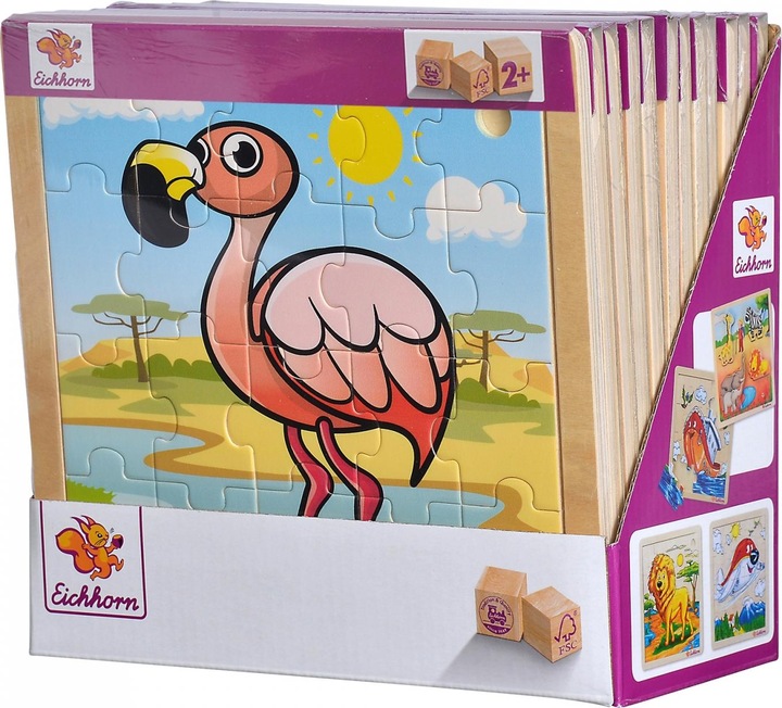 Actual product image Eichhorn Insert puzzle (20 pieces)
