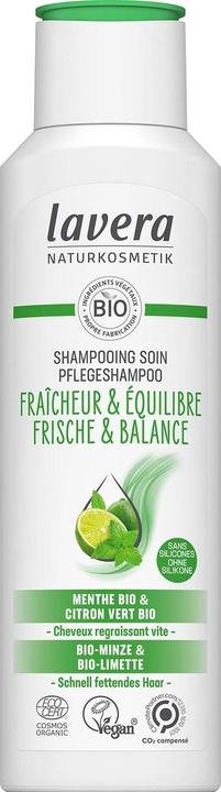 Actual product image Lavera Shampoo Frische & Balance fettendes Haar Fl 250 ml (250 ml, Liquid shampoo)