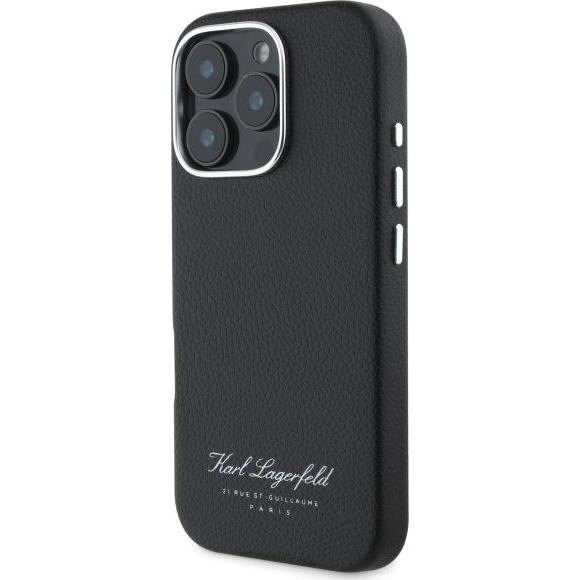 Thumbnail - Karl Lagerfeld KLHCP16XPGWCMKHK iPhone 16 Pro Max 6,9" hardcase czarny/black hotel RSG (Apple iPhone 16 Pro Max), Smartp...