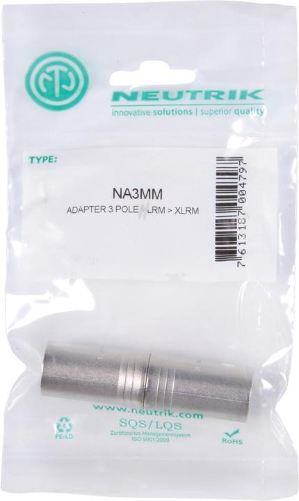 Image du produit Neutrik Na3mm (Embrayage double)