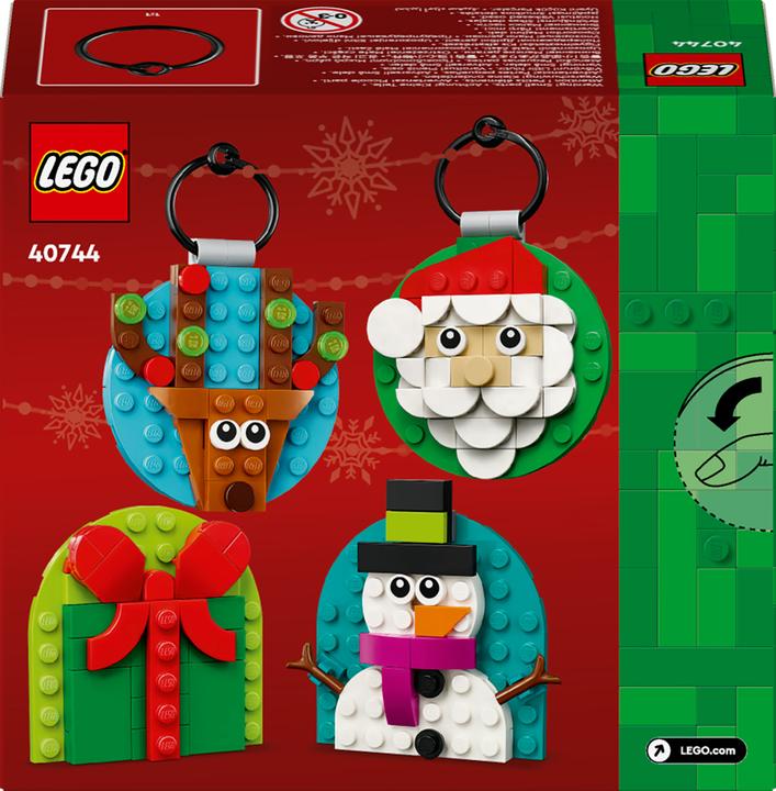 Produktbild LEGO Verschiedene Christbaumanhänger (40744, LEGO Iconic)