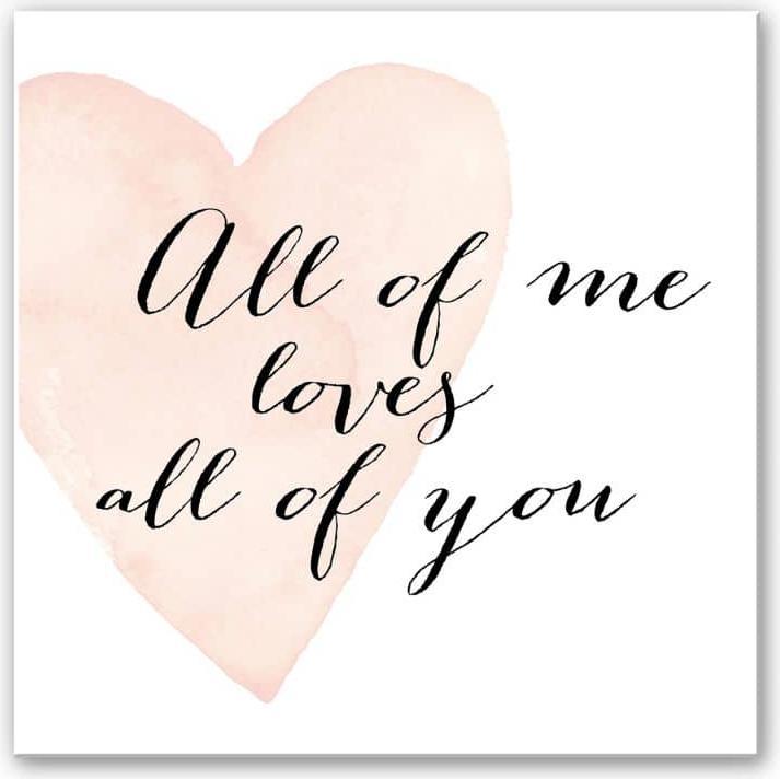 Image du produit Trenddeko Confetti & Cream - Tout de moi aime tout de toi (30 x 30 cm)