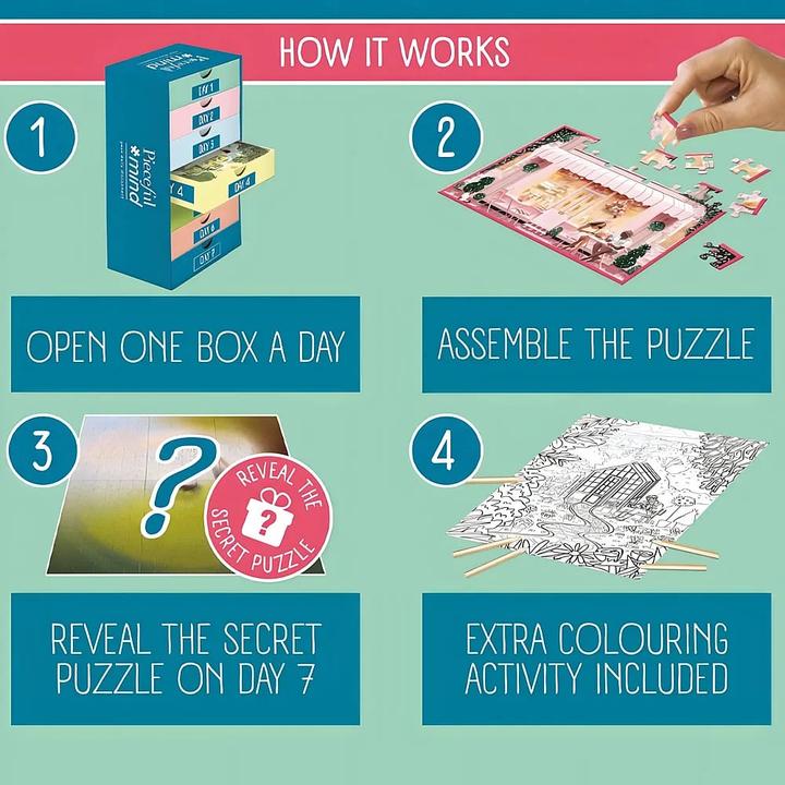 Immagine prodotto Puzzle Pieceful Mind Peaceful (54 pezzi)