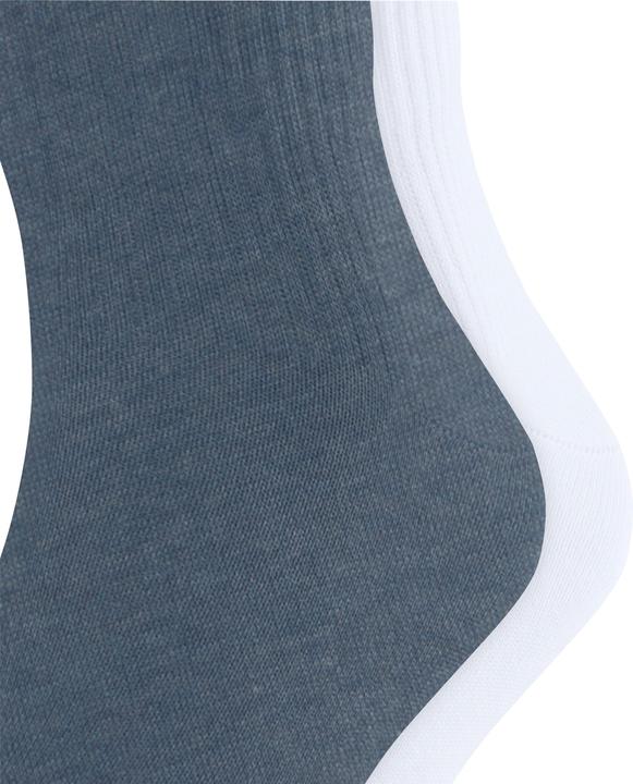 Produktbild Esprit Plain Rib 2-Pack Baumwollsneakersocken (2er Pack, 39 - 42)