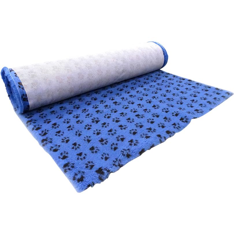Companion ProFleece blå m. sorte poter 100x75 cm (Cane), Cuccia per cani + cuccia per gatti