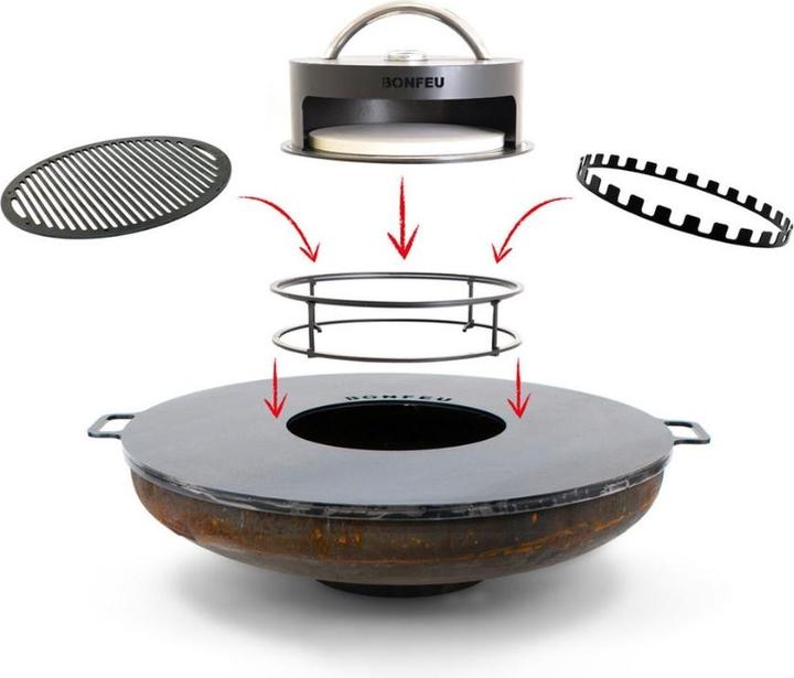 Image du produit Bonfeu Unité de cuisson BonBiza (Four à pizza à bois)