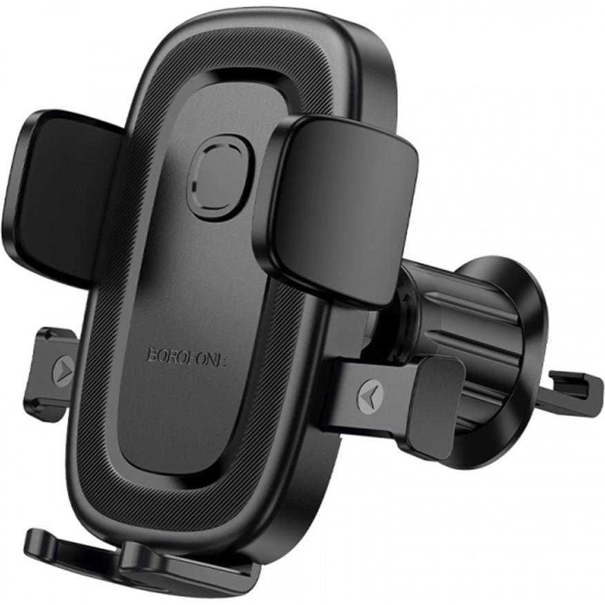 Borofone - Car Holder Follower (BH131) - for Air Vent, 4.5-7.0inch - Black, Supporto per smartphone, Nero