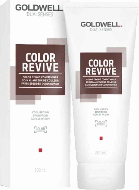 Actual product image Goldwell Color Revive Color Giving Shampoo Cool Brown Shampoo (250 ml, Liquid shampoo)