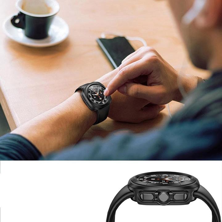 Actual product image Spigen Tech-Protect Defense Case für Samsung Galaxy Watch Ultra 47 mm, Schwarz