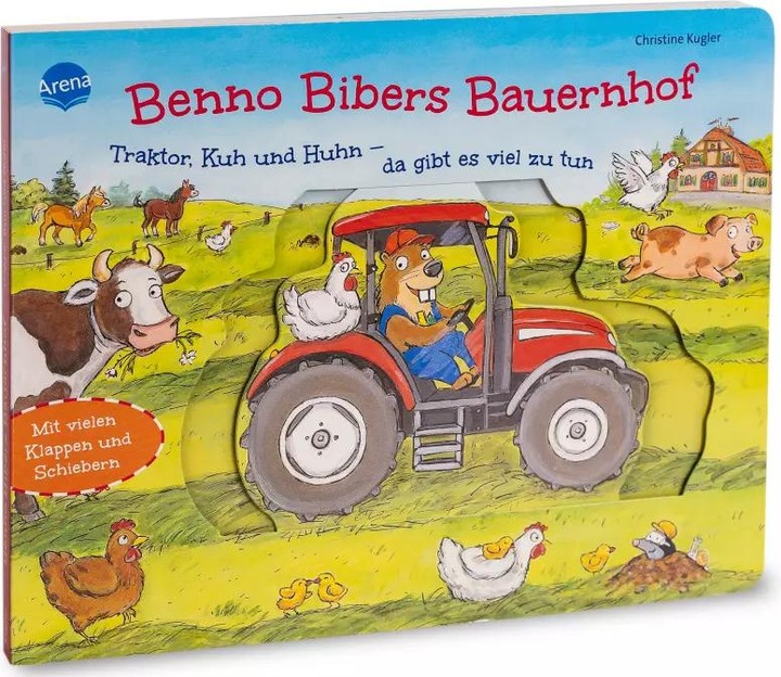 Immagine prodotto Benno Bibers Bauernhof. Traktor, Kuh und Huhn – da gibt es viel zu tun (Tedesco, Christine Kugler, 2023)