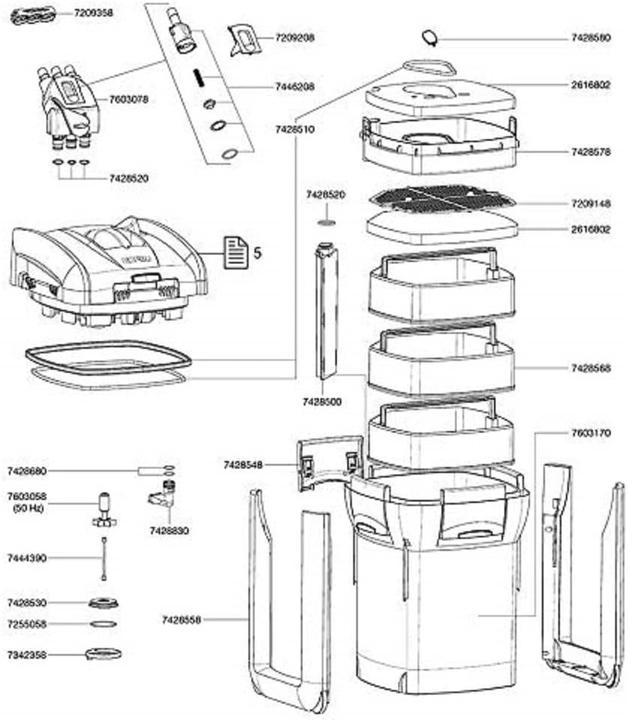 Image du produit Eheim Professionnel 3 (1200 l, Filtres externes, Eau douce, Eau salée)