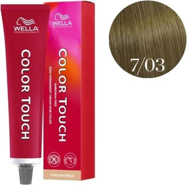 Wella Color Touch Pure Naturals 7/03 - 60ml