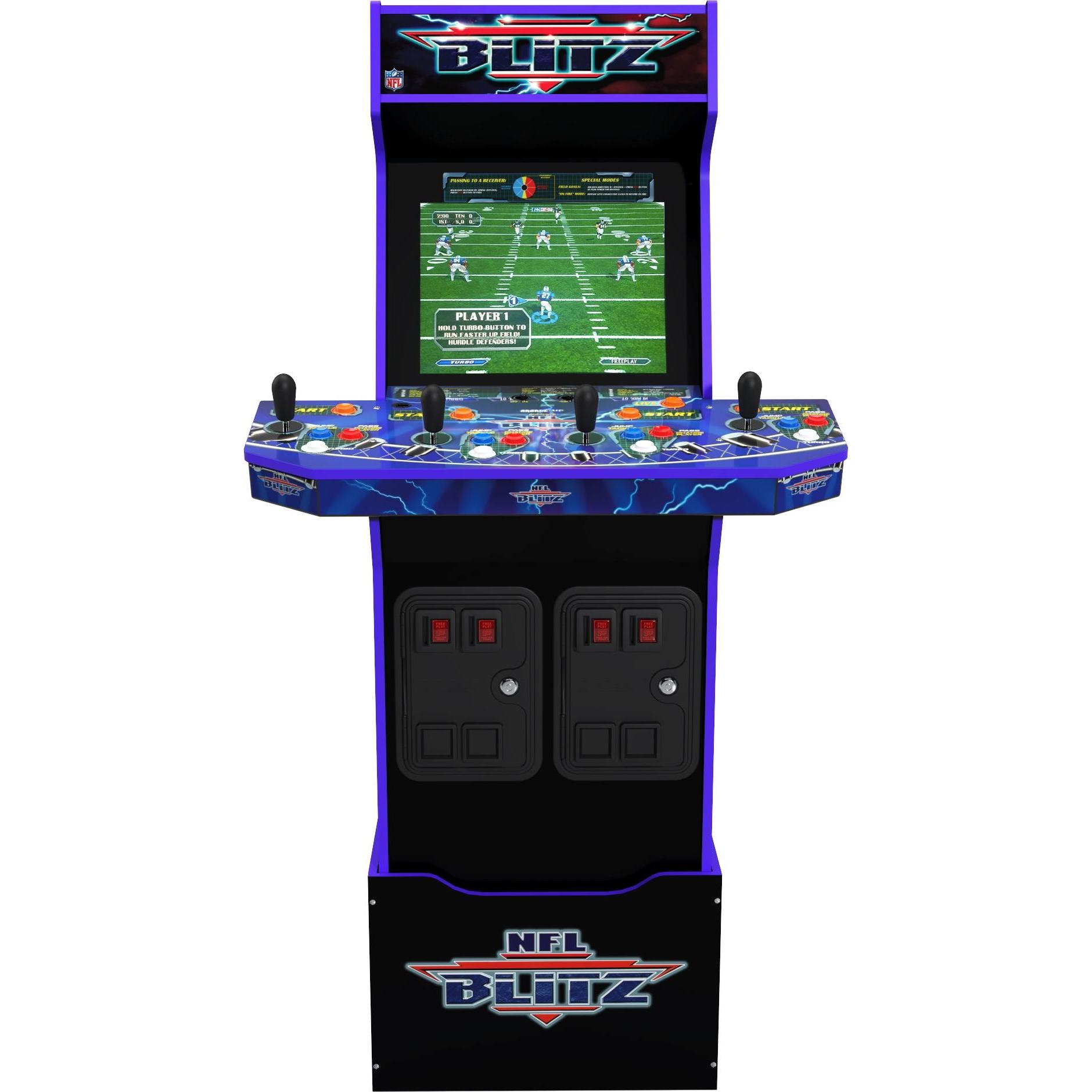 Arcade1Up NFL Blitz 3-in-1 Wifi, Retro Gaming, Mehrfarbig