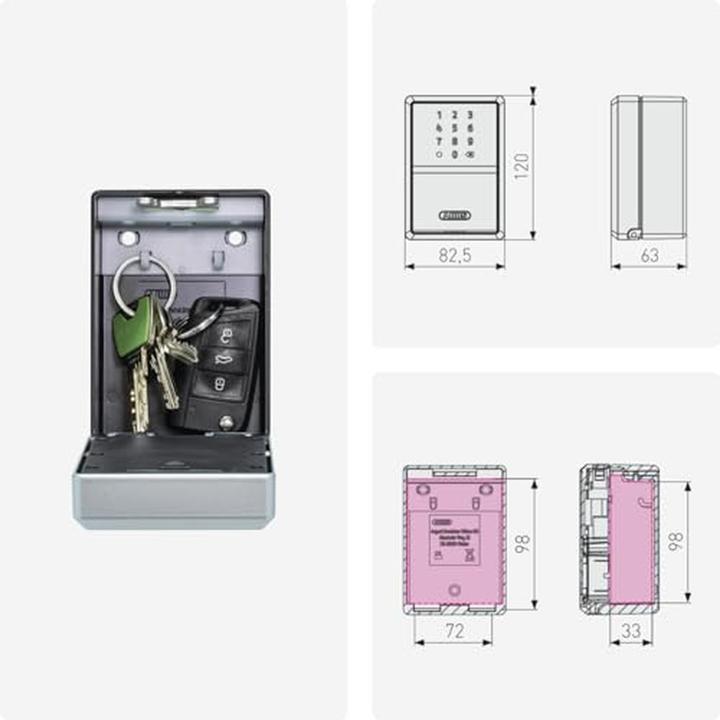 Produktbild Abus KeyGarage 787 Smart Bluetooth zur Wandmontage