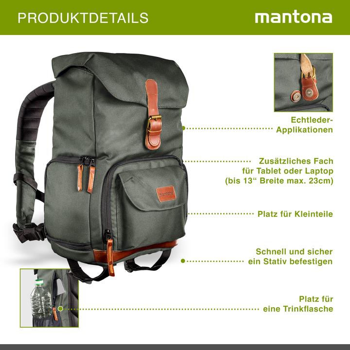 Image du produit mantona Sac à dos photo rétro Luis junior (Sac à dos photo)